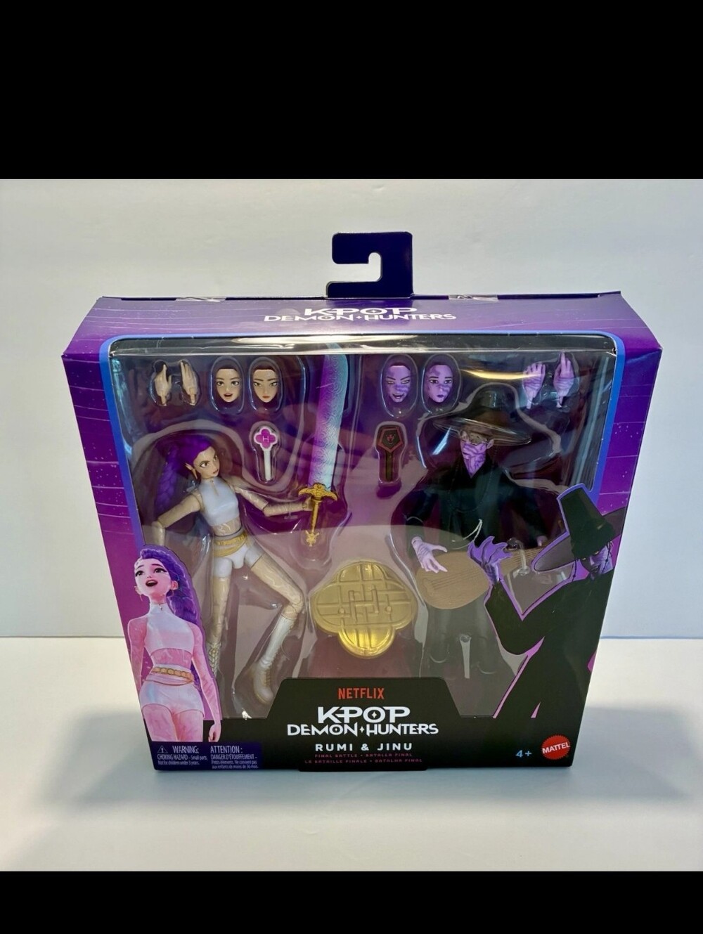 Mattel KPop Demon Hunters Rumi & Jinu Final Battle 6" Action Figure 2 Pack NEW